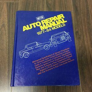 Motor Auto Repair Manual 1977 To 1984 Models